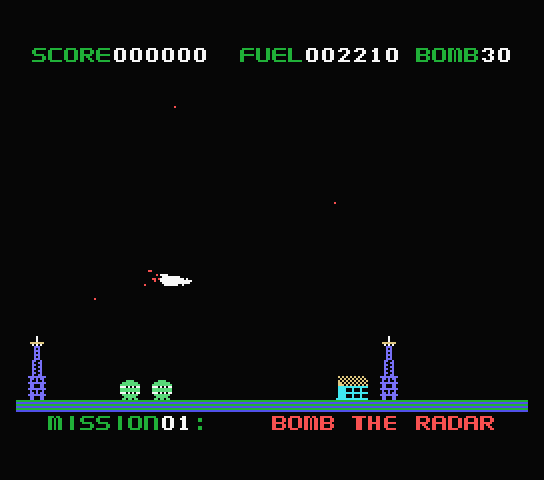 Star Blazer screenshot 2 for MSX